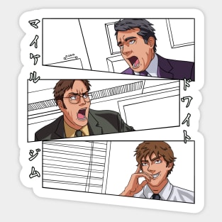 The Office Manga Sticker
